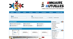 Desktop Screenshot of annuairemutuelles.com